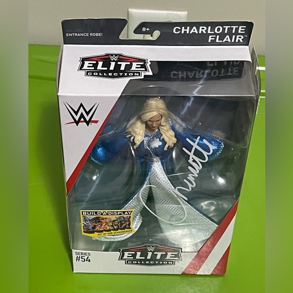 Autographed (JSA Certified) WWE Elite Collection Series 54 Charlotte Flair - Picture 2 of 6